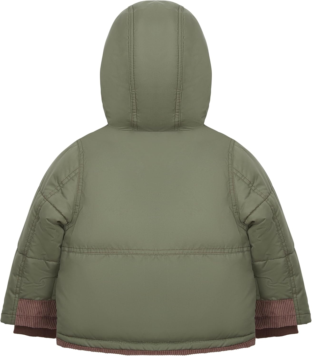 LONDON FOG Boys' Heavyweight Sherpa Lined Hooded Utility Winter Coat