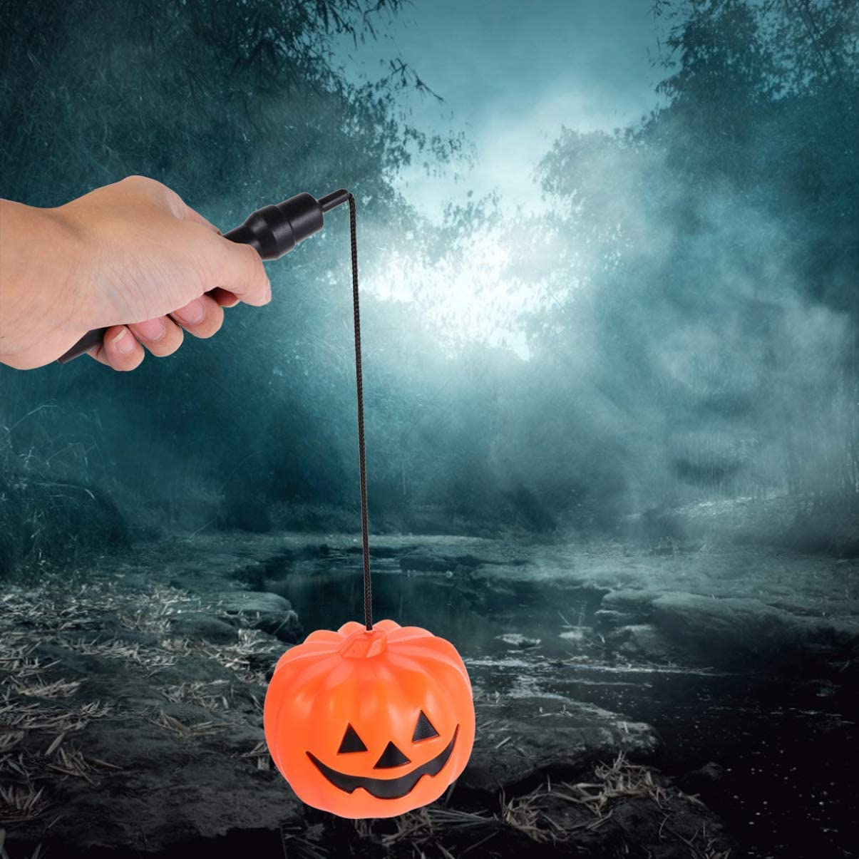 Latarnia na Halloween 4 Sztuki Dynia Wisząca Lampa Plastikowa Latarnia Przenośna Lampka Z Dyni Halloween Do Domu Dekoracja na Halloween