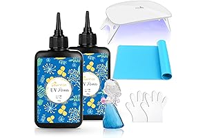 Bsrezn Premium UV Resin Kit for Beginners - Ignite Your Creativity with Effortless Crafting
