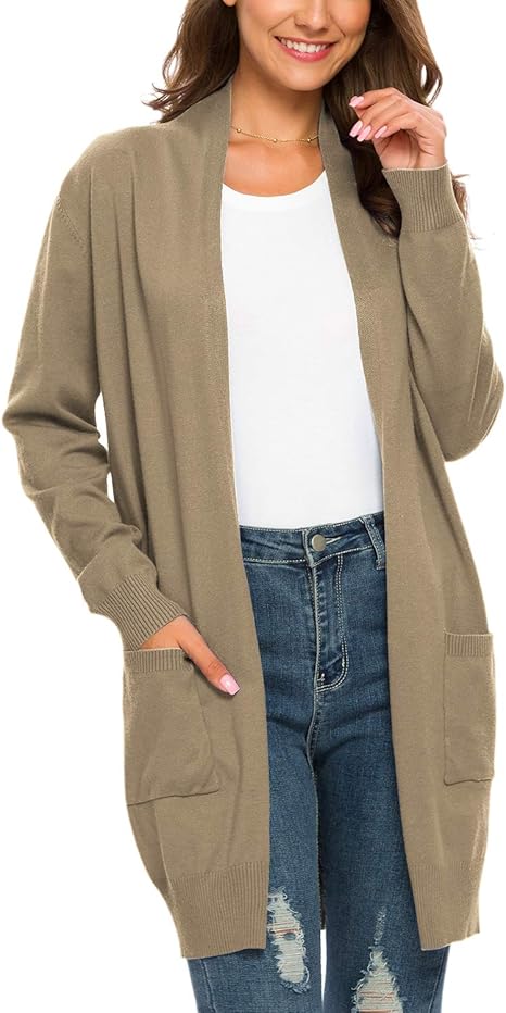 open front sweater jacket