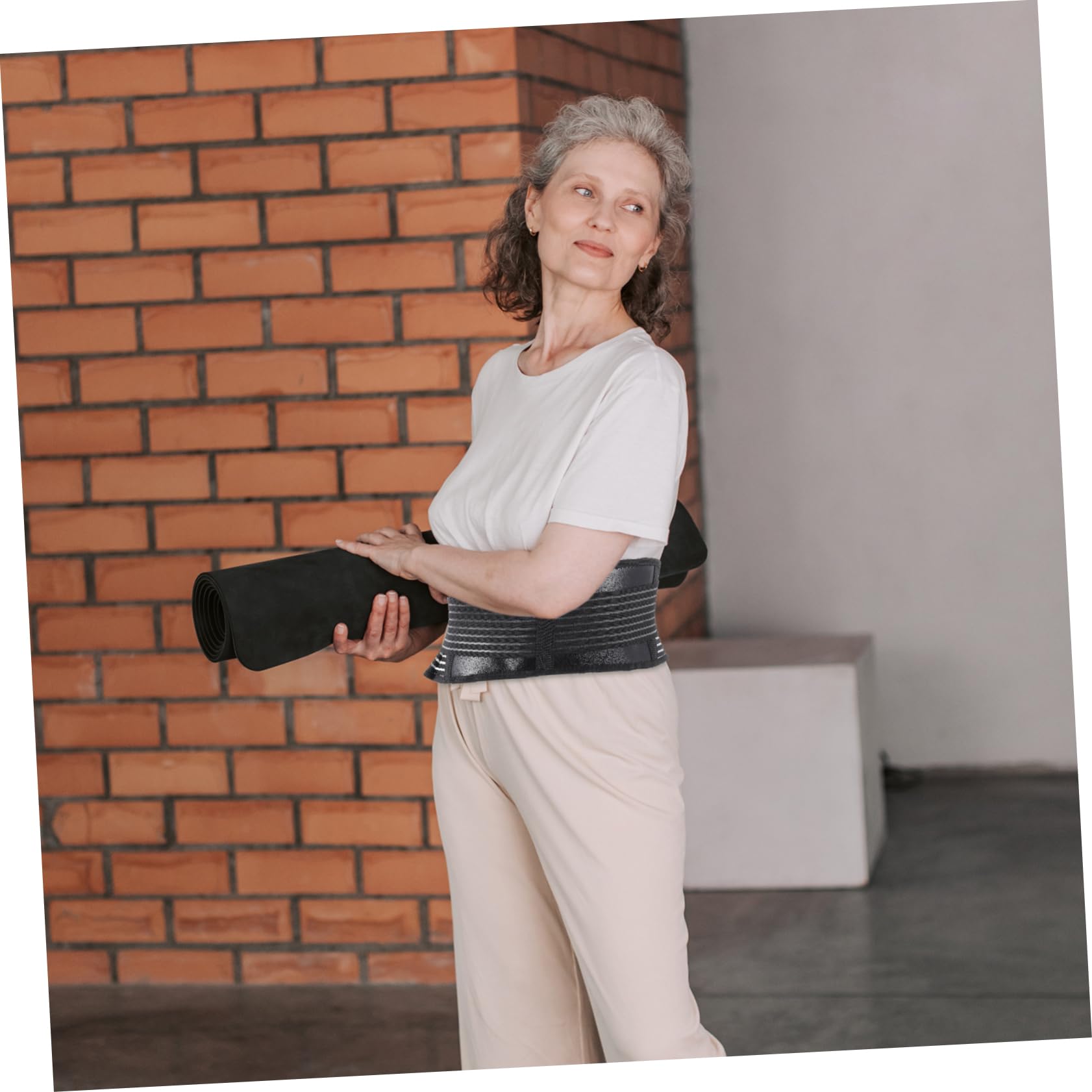 KOMBIUDA Warm Belly Band Self-heating Waist Support for Winter Soreness Breathable Windproof Cozy for All Ages