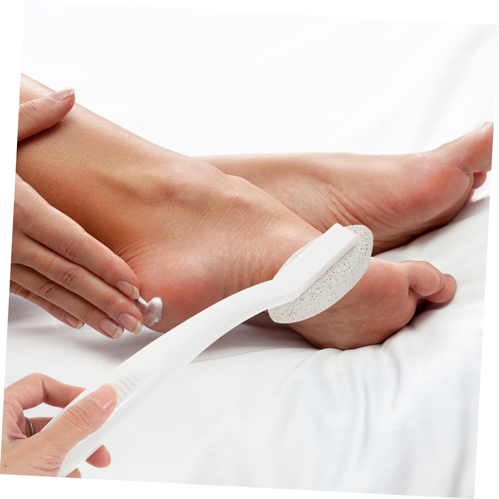 Healeved 3stücke Langanhaltender Hornhautentferner Mit Langem Griff Ergonomische Fußfeile Aus Robustem Material Für Sanfte Pediküre Und Effektive Fußpflege Für Trockene Und