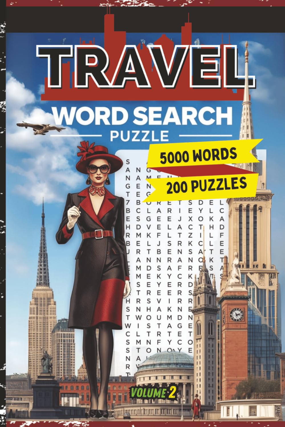 Travel Word Search Puzzles Volume 2: 200 Brain-Boosting Puzzles for Adults and Teens – Over 4,000 Words to Discover!