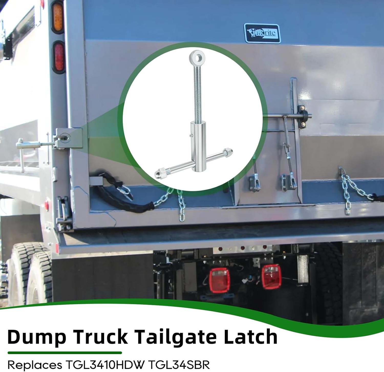 JERBOR Heavy Duty Truck Tailgate Latch Kits for Tailgate Closure，Replace TGL34SBR,TGL3410HDW