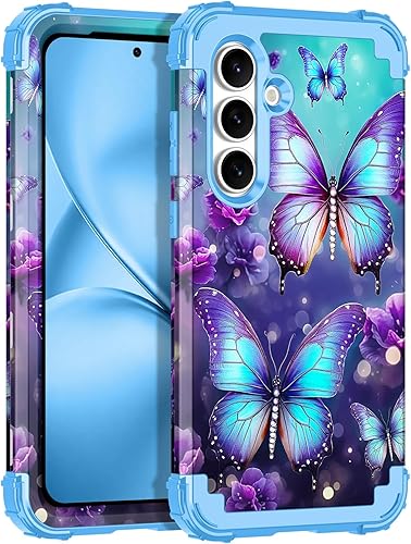 Miniatura 11 de LONTECT Funda para Galaxy A15 5G Grow in the Dark a prueba de golpes, 3 en 1, resistente, híbrida, resistente, de alto impacto, funda protectora