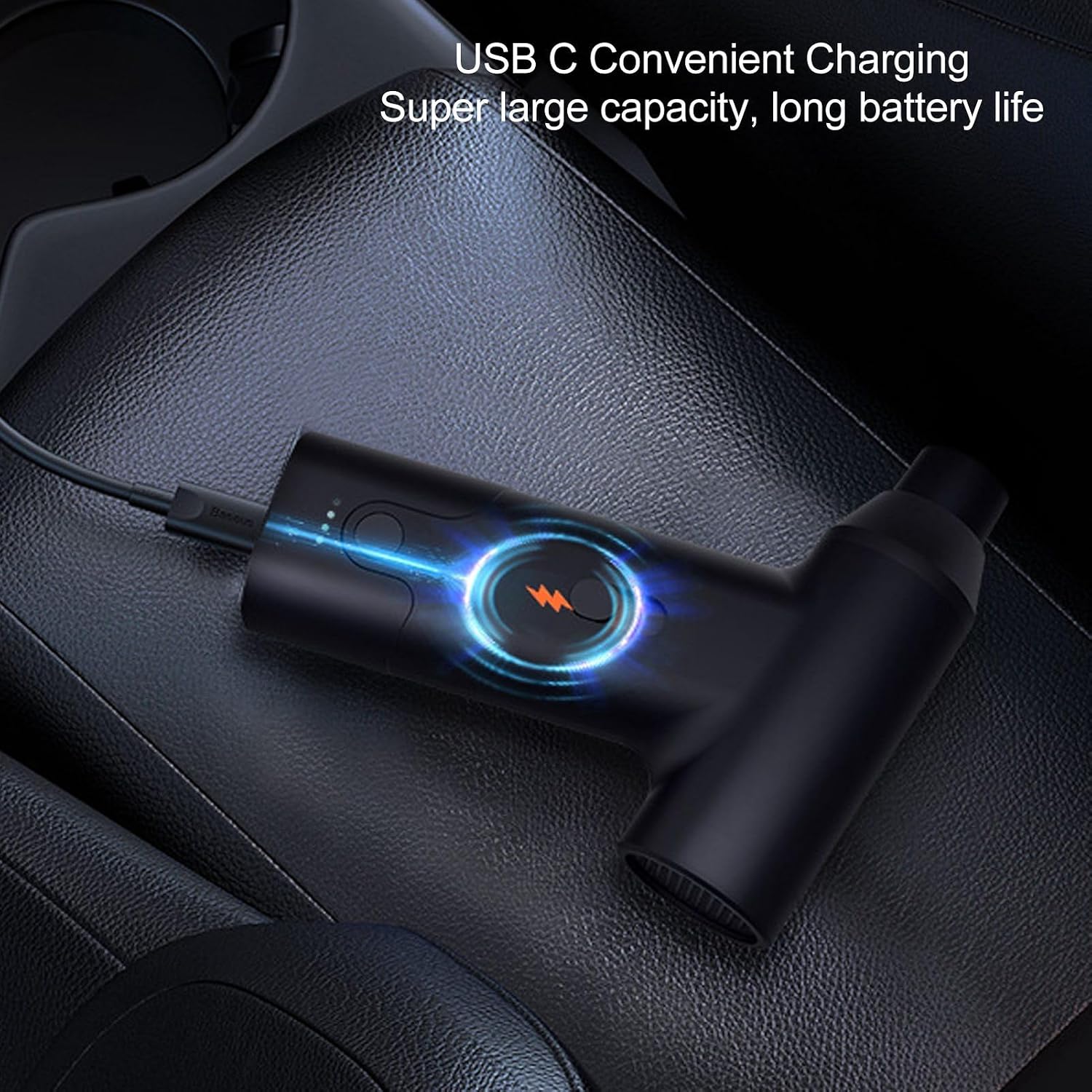 Handheld Mini, 110000RPM Variable Speed Brushless Motor Portable Mini Car Blower Air Handheld Compressed Duster with Multiple Nozzles & 1 Dust Collector