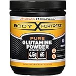 Body Fortress 100% Pure Glutamine Powder, 300g Jar (1ct), Nutrient Replenishment Powder for Post-Workout Recovery Glutamine Supplement