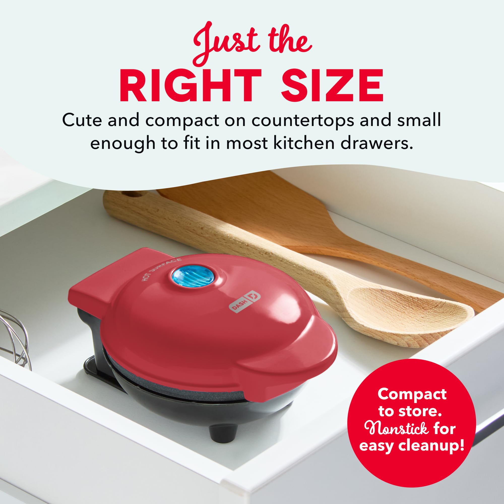 Dash Mini Waffle Maker - Make Mini Waffles! -4