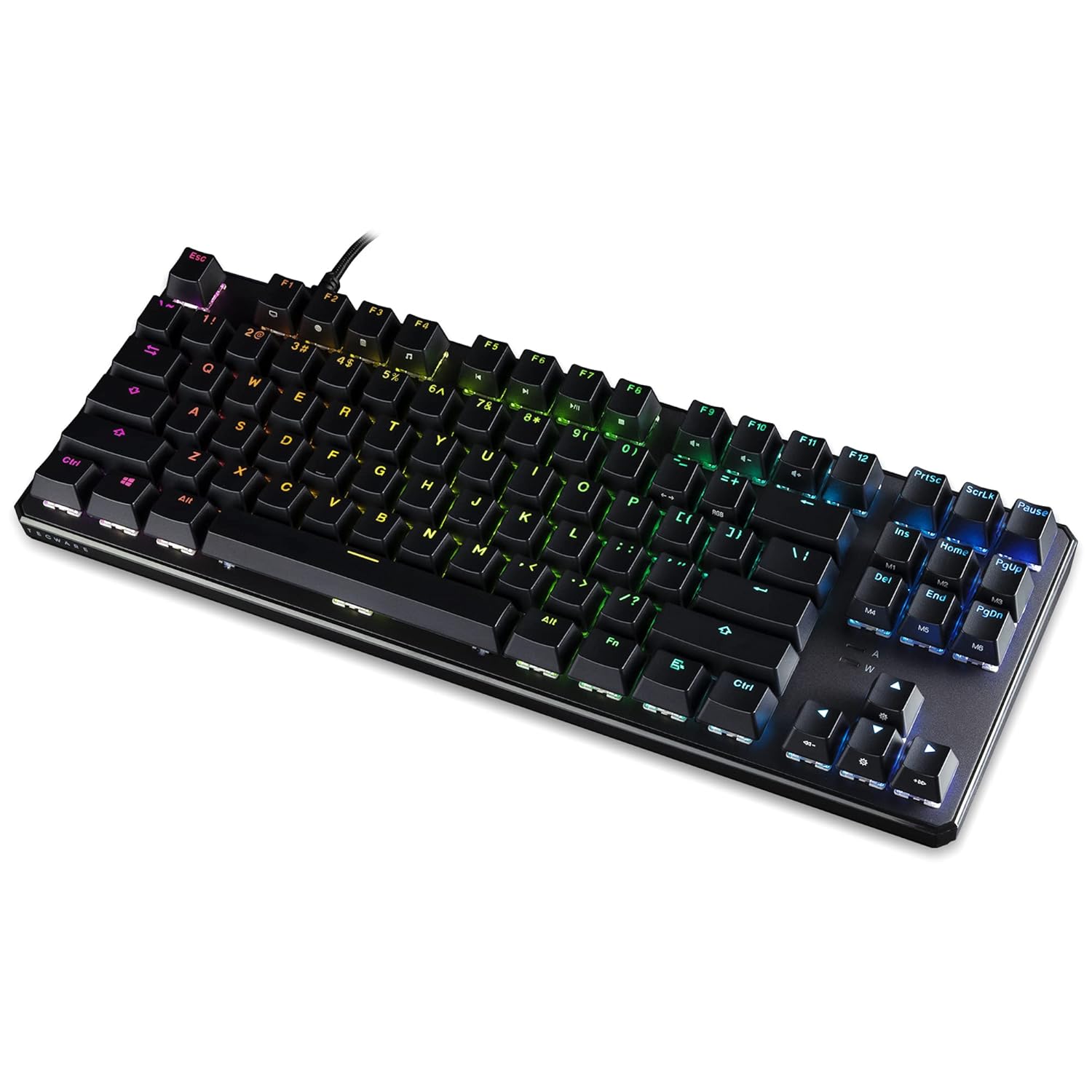Amazon.in: Buy TECWARE Phantom+ 87 Key Mechanical Keyboard, RGB led ...