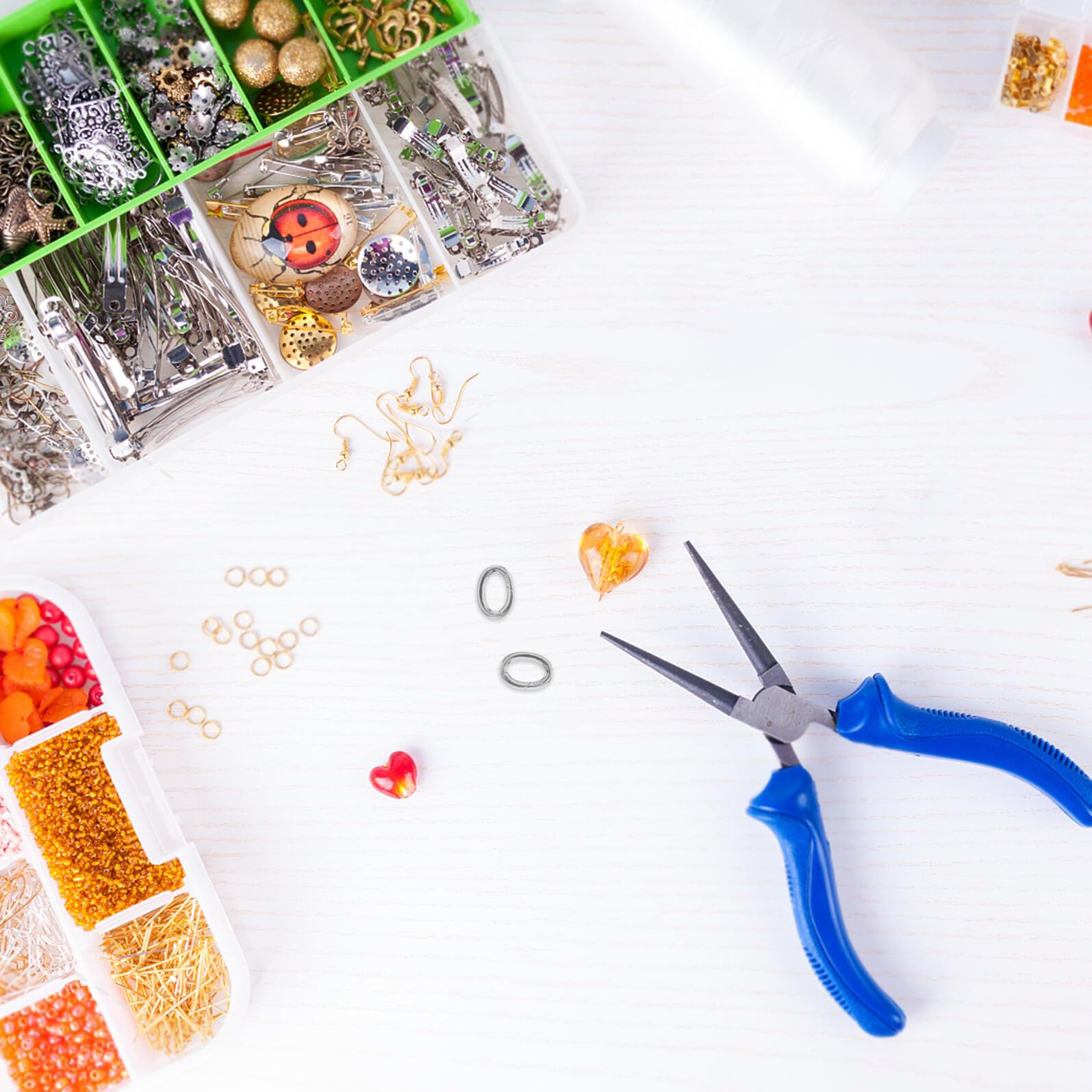 2 Piezas Cierres de Resorte Metálicos para Joyería 10Mm X 13Mm, 2 Unidades, Conectores Finales para Pulseras y Collares, Cierre Colgante Seguro para Hacer Cadenas y Accesorios de