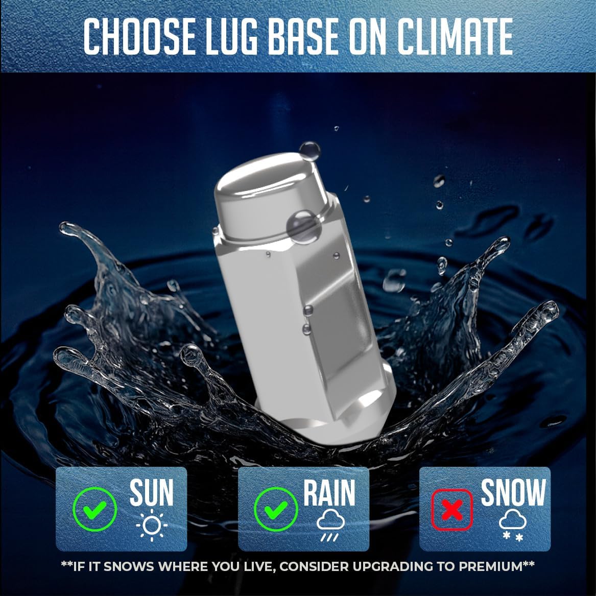 Wheel Accessories Parts 32 Pcs M14x1.5 14x1.5 Thread Bulge Acorn 2.00" Long Lug Nuts Chrome 22mm 7/8" Hex Fits Chevrolet Silverado GMC Sierra 2500 3500 ｜ Ram 2500 3500