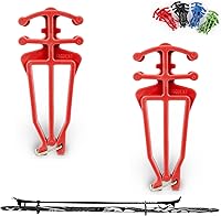 Vista 7 de Soporte universal para bastones y esquís de fondo - 1 par, soporte universal para bastones de esquí nórdico (negro)