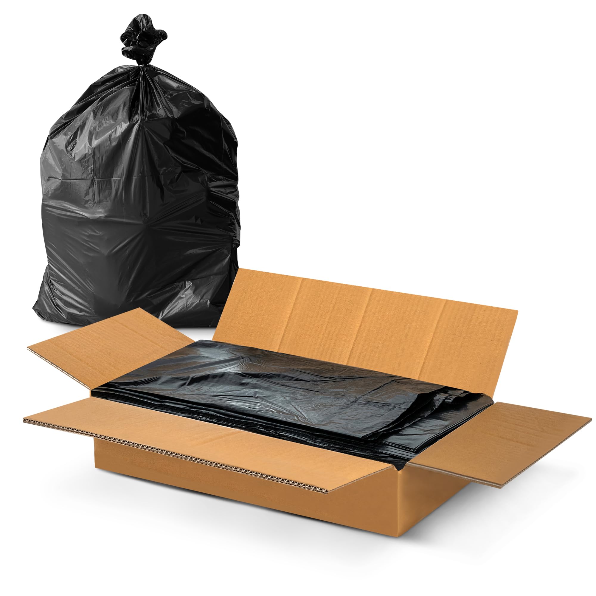 200 sacos de basura resistentes EcoBag de 100 L (20 kg)