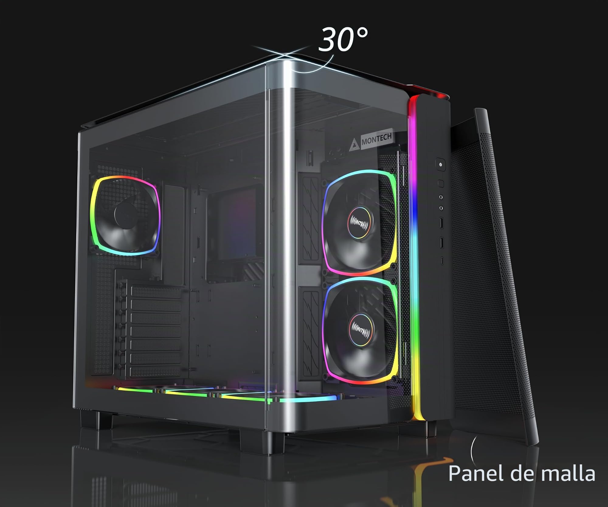 Torre ATX MONTECH King 95 Pro ARGB Black