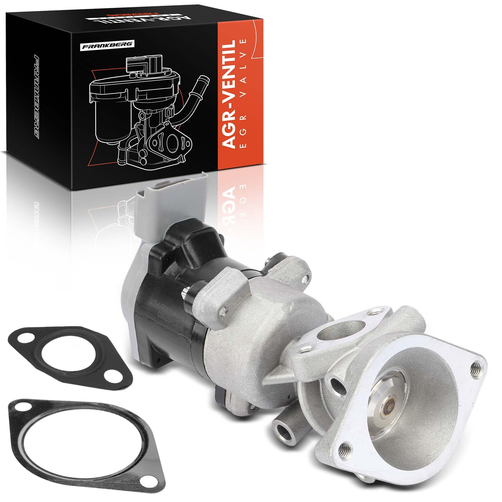 Frankberg Ricircolo dei gas di scarico del radiatore della valvola EGR a | LR018323; Compatibile con: Discovery III L319, Discovery III Van L319, R.a.n.g.e R.o.v.e.r Sport L320, Discovery IV L319