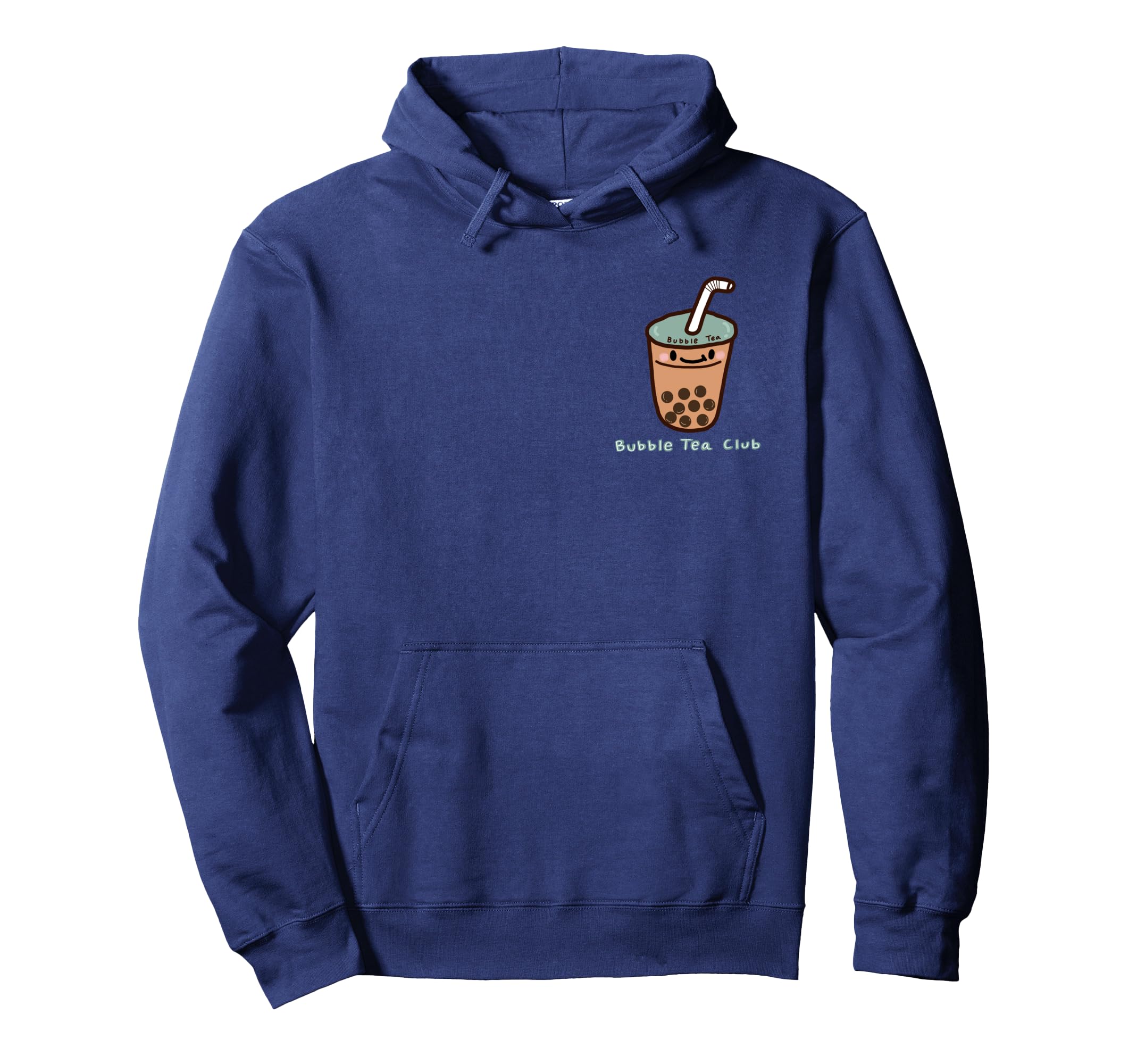 'Bubble Tea Club' Cute Bubble Milk Tea Boba Milk Tea Graphic Pullover Hoodie