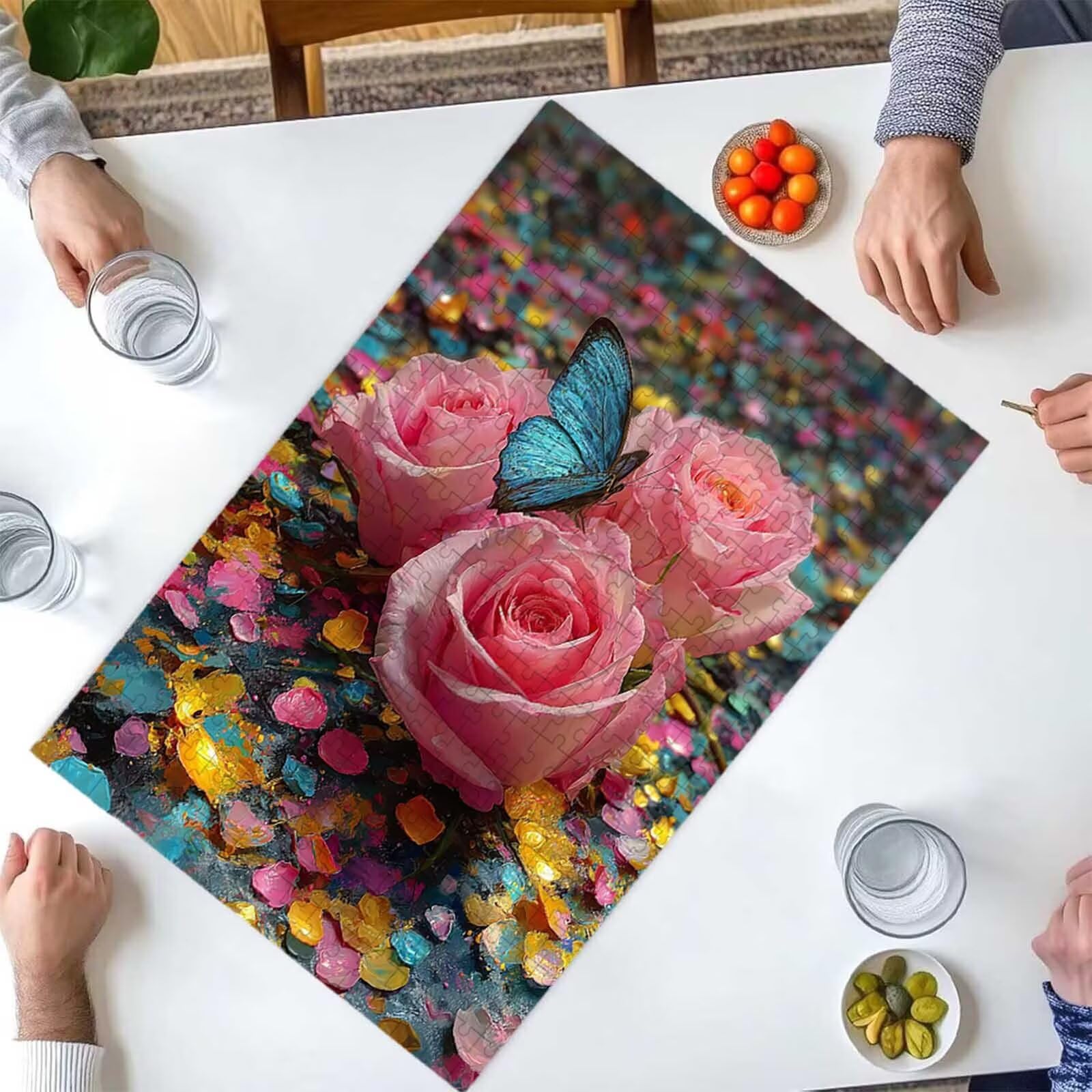 Puzzle dla dorosłych 1500 elementów kobieta niebo 87 x 57 cm puzzle dla dorosłych gra edukacyjna wyzwanie zabawki 1500 elementów dla dzieci, kolorowa układanka do majsterkowania do dekoracji wnętrz