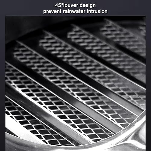 Miniatura 7 de KDDEON 304 Stainless Steel Exterior Wall Hood Chimney Cowl Cap,Range Hood Exhaust Pipe Air Outlet,Exhaust Vent Chimney Rain Cap,Round Vent Hole