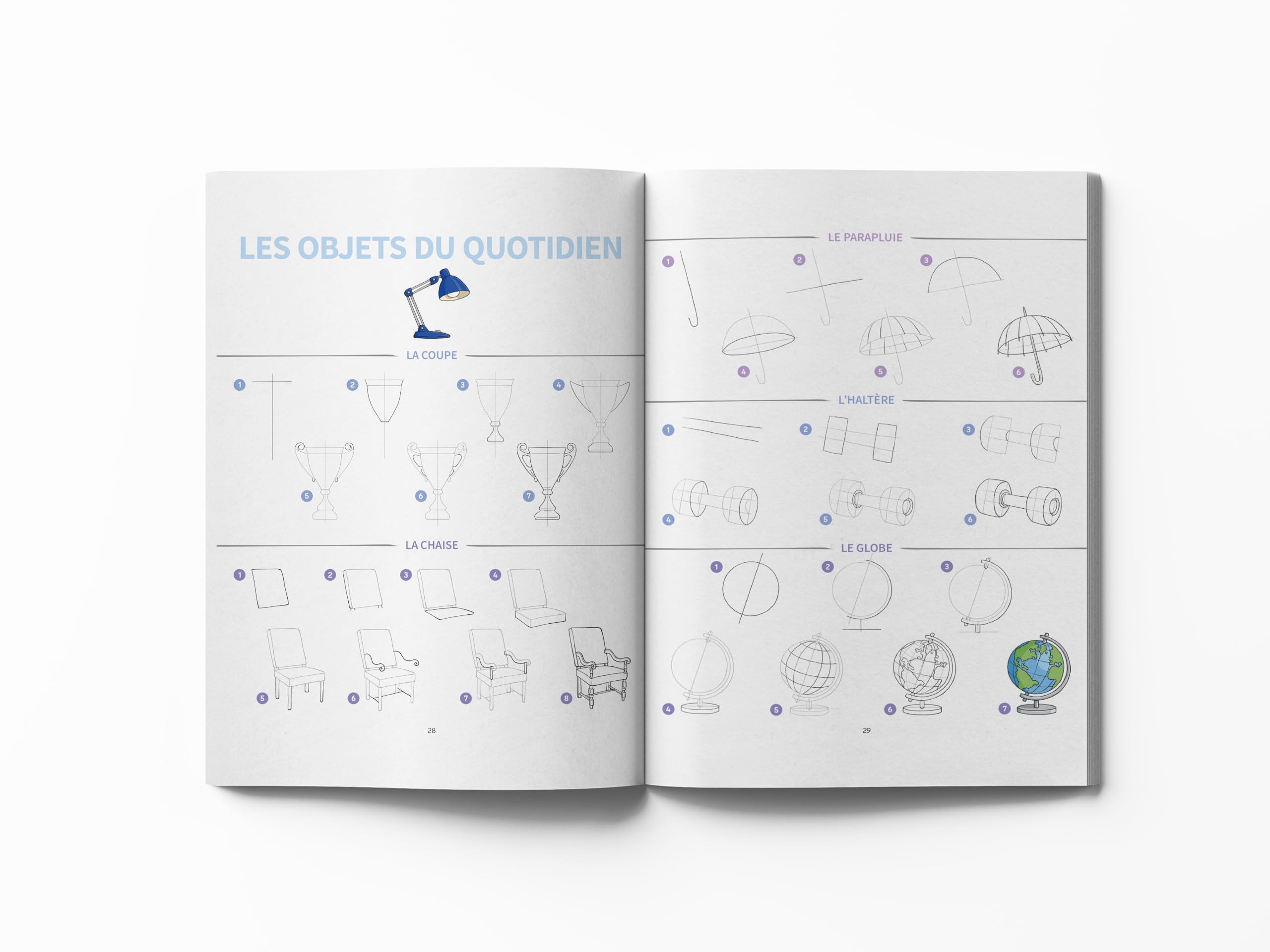 1000 modèles en pas à pas pour tout dessiner