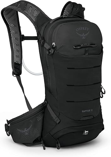 Osprey Raptor 10L Mochila de ciclismo de montaña para hombre con depósito hidráulico, Negro -, 40L US