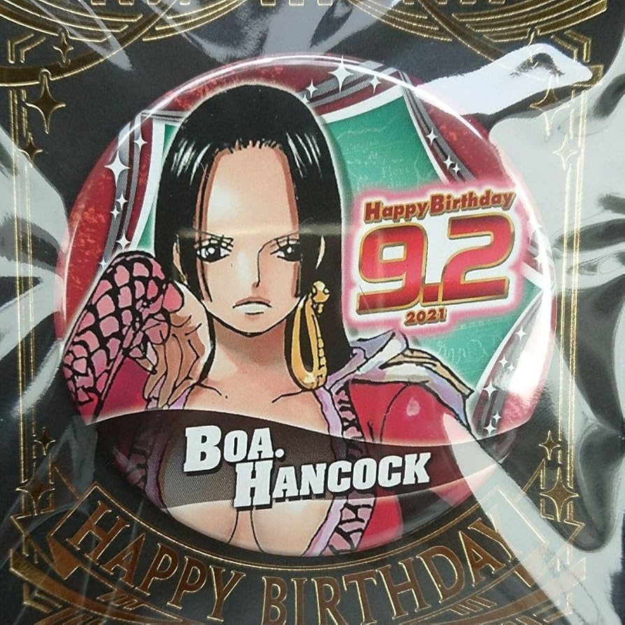 Amazon.co.jp: ハンコック ワンピース原画バースデー缶バッジ2021