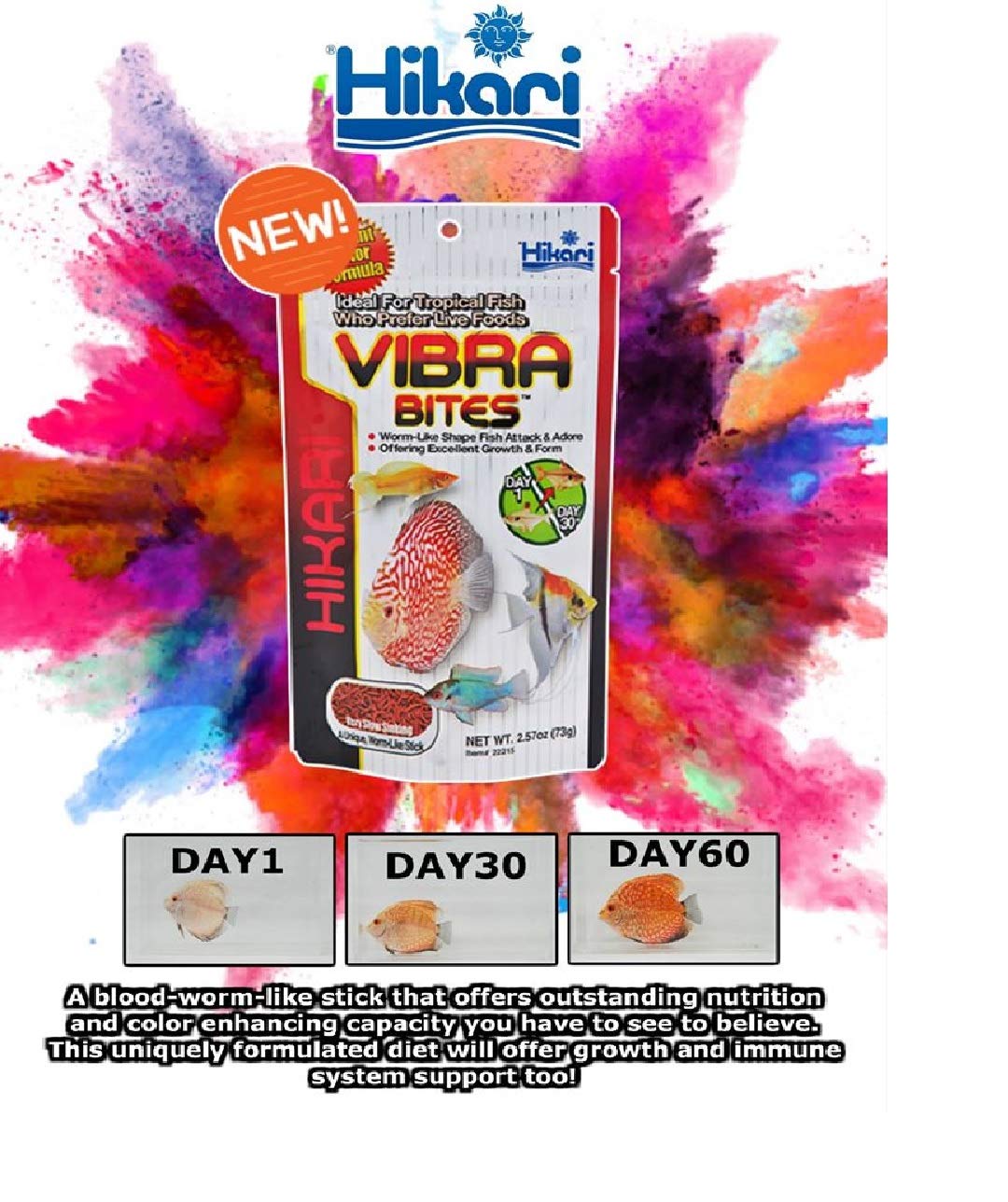 Aqua Natural Freeze Dried Bloodworms 0.70oz Fish Food