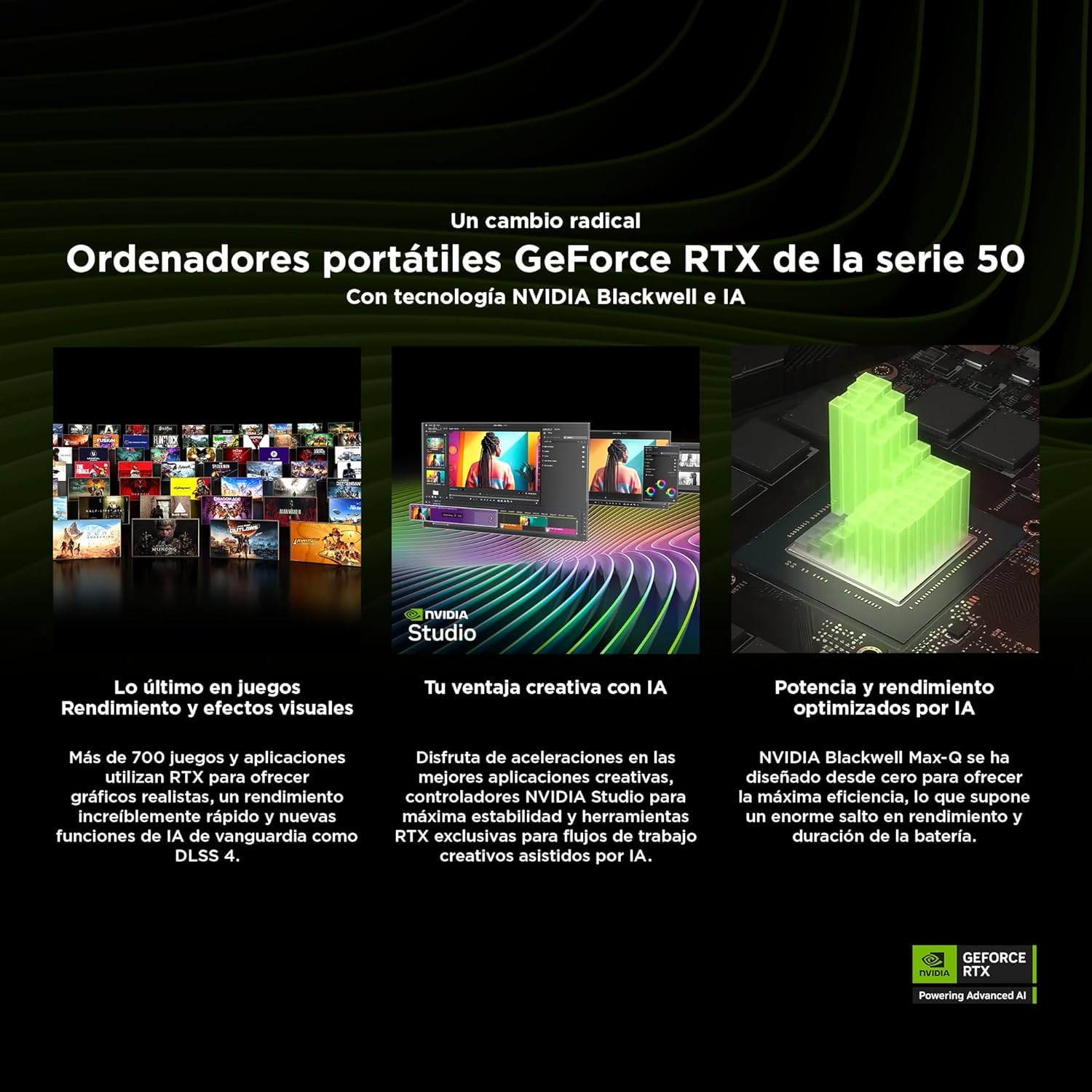 HP OMEN 16-ap0037ns, Ordenador portátil Gaming 16" 2.5K WQXGA (AMD Ryzen AI 7 350, 32GB RAM, 1TB SSD, NVIDIA GeForce RTX 5070, FreeDos) Negro - Teclado QWERTY Español