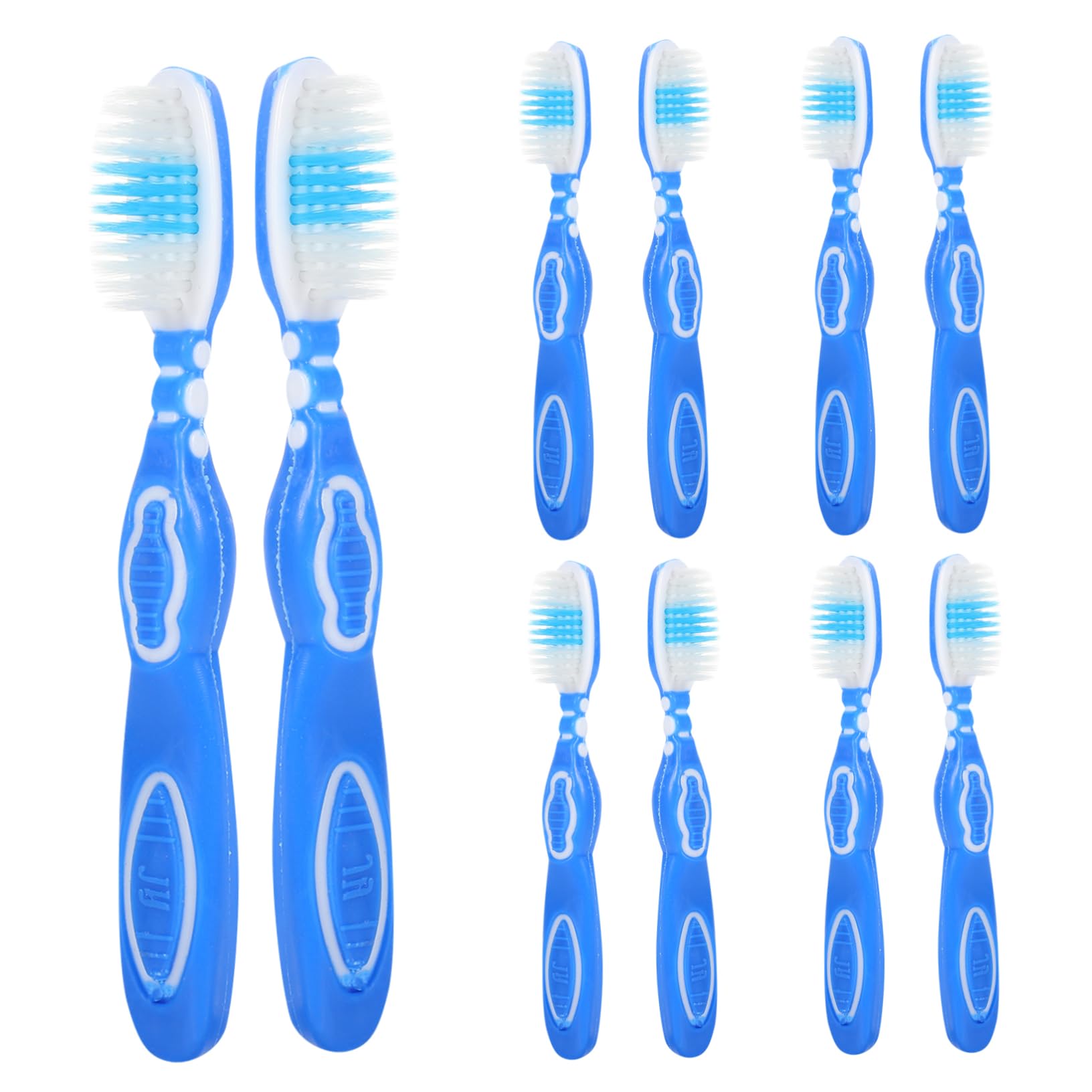 Beatifufu 10pcs Prison Toothbrush Tooth Brush Short Toothbrush Small Toothbrush Toothbrushes Bulk Portable Toothbrushes Toothbrush Small Nylon Big Brush Head Accessories Travel
