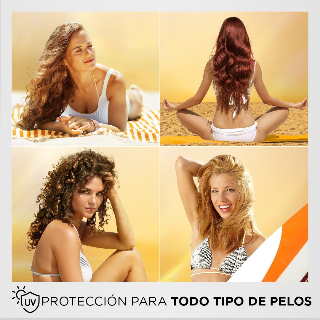 Pantene Pro-V Sunkiss Glow Spray Protector Solar para el Pelo 200ml. Protege contra el Sol, Sal y Cloro para Pelo Fuerte y Brillante