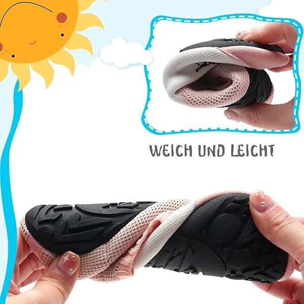 Kyopp Chaussons Enfant Garçon Respirant Pantoufles Filles Doux Antidérapant Chaussette Chaussures Unisexe - 2