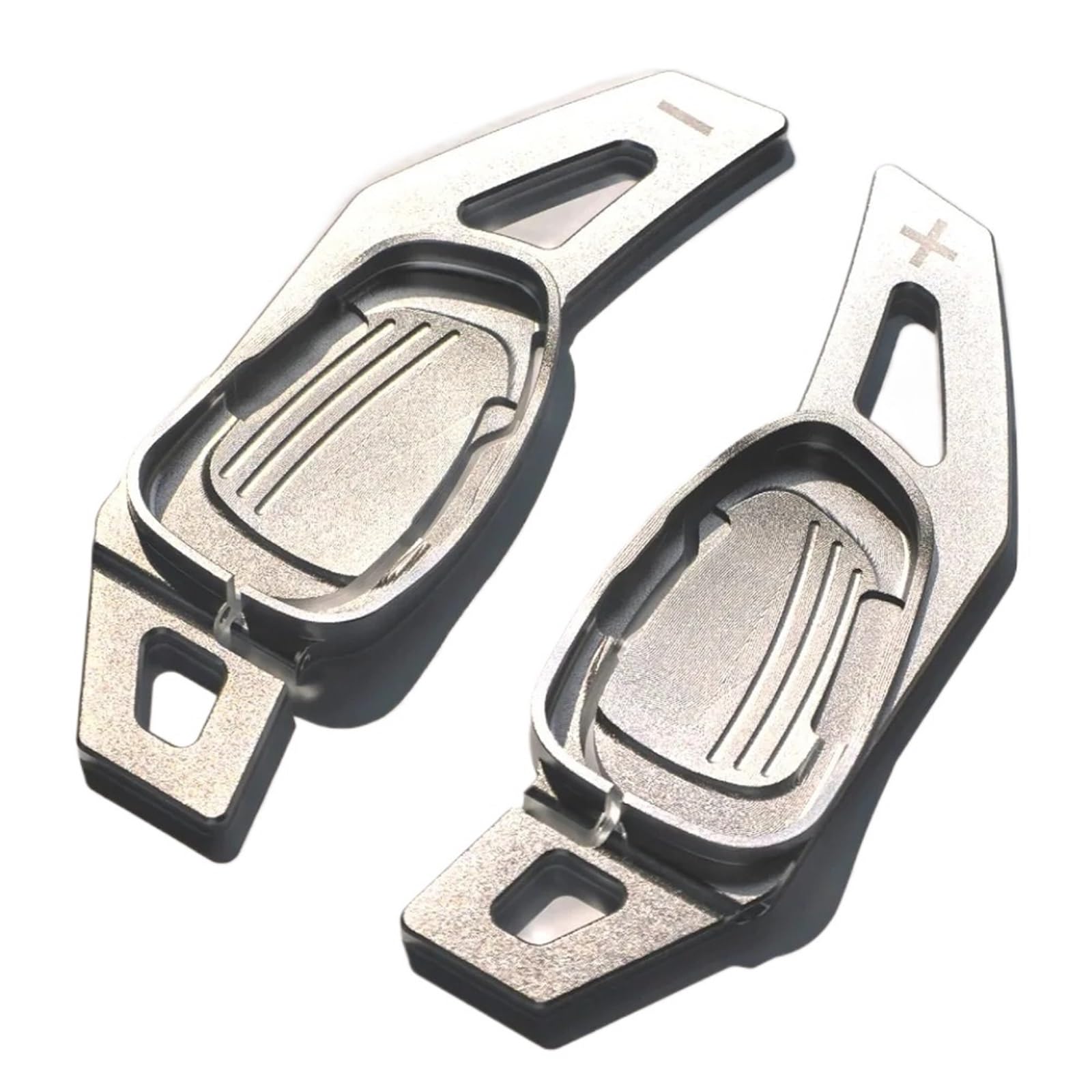 Immlsx Silver Car Shift Paddle For Cupra For Seat For Formentor For Ateca For Leon For Sportstoure Wheel Shifter Paddle Car Steering Extension Shift Gear Shifter Paddles(Silver)