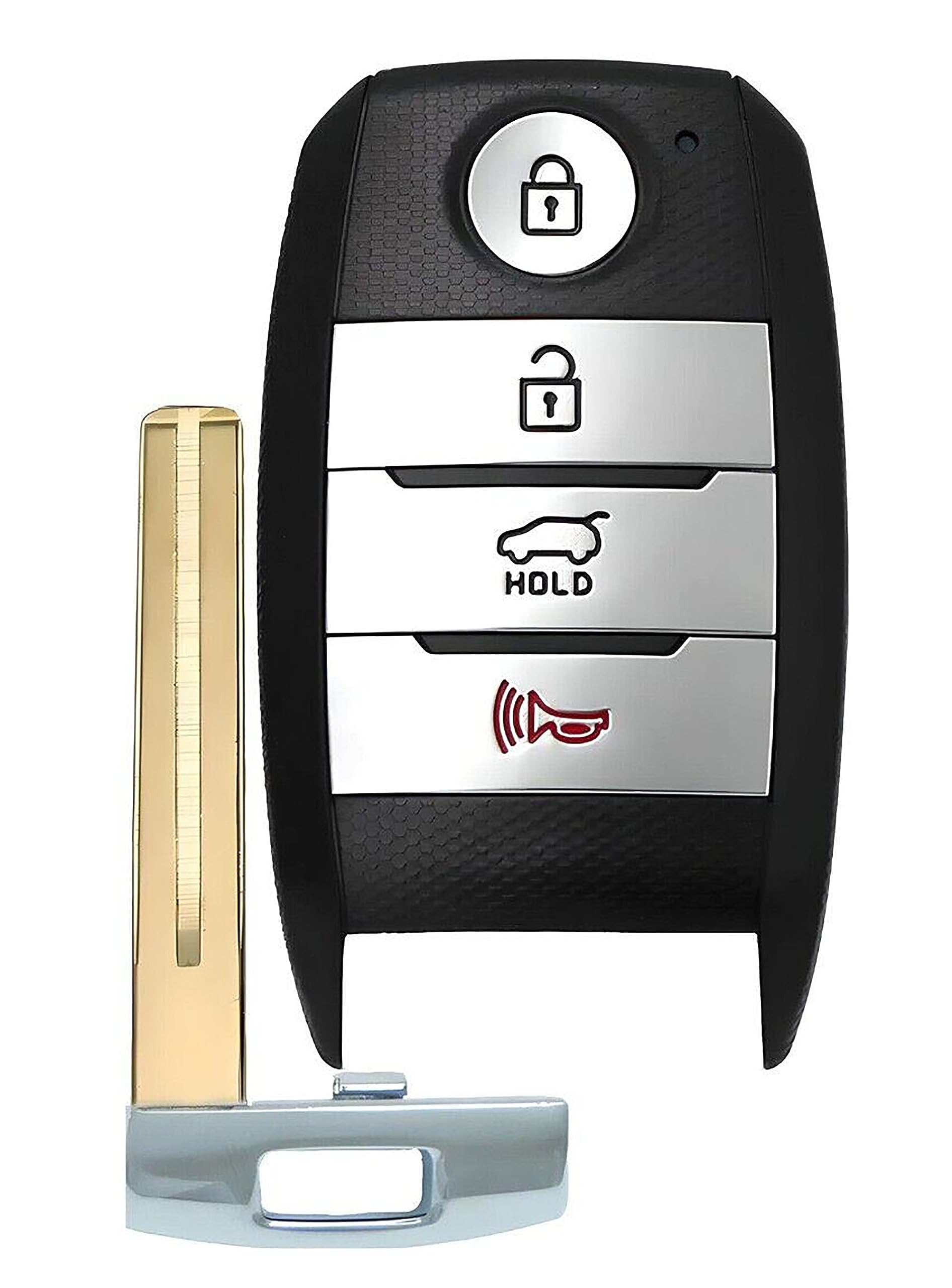 1 telecomando di ricambio compatibile con Kia Sportage 2019-2020 - MPN TQ8-FOB-4F08-04, nero