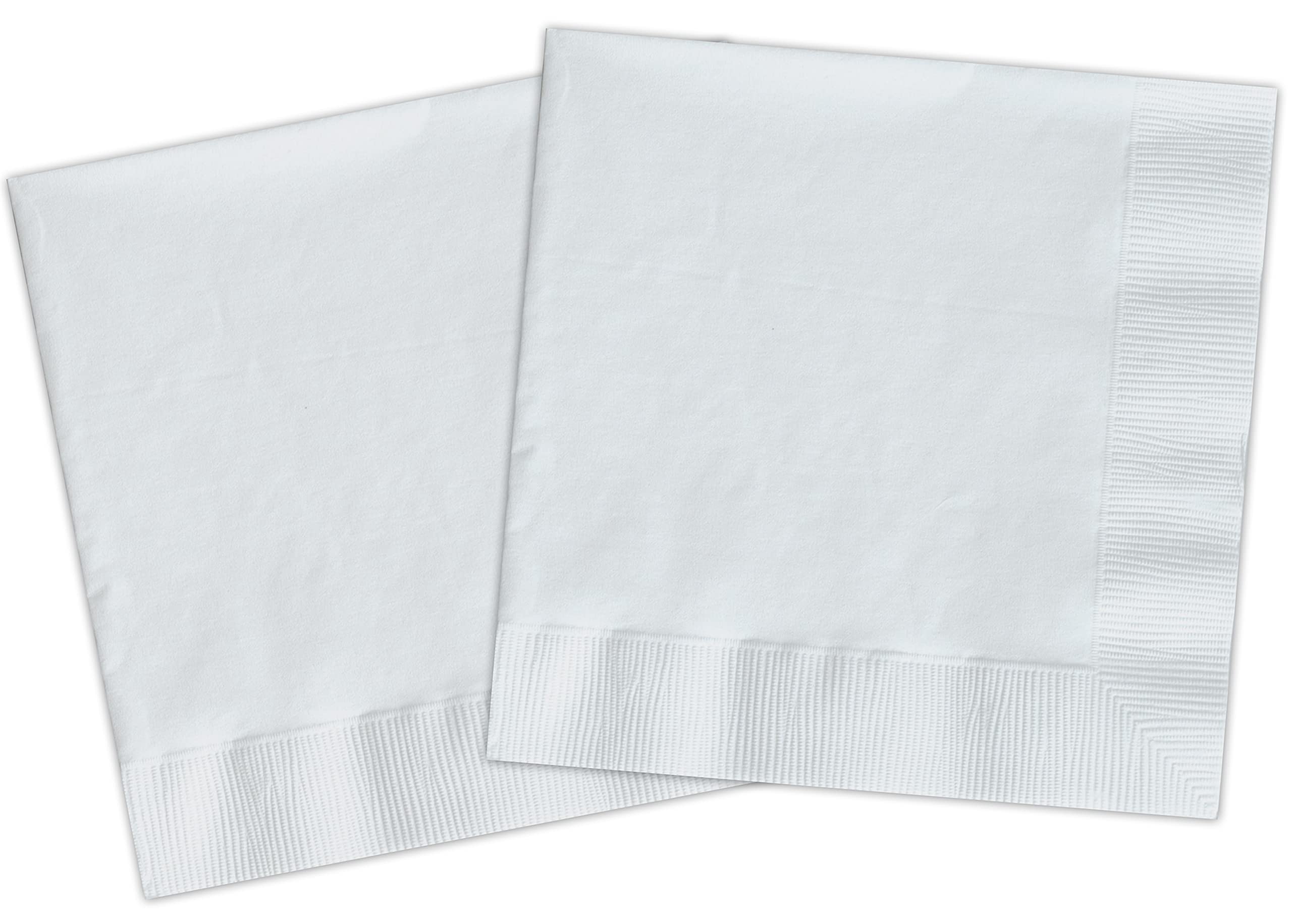 Ciao - FSC compostable Paper Napkins (33x33 cm, Double Veil), 20 Pieces, White, 34795