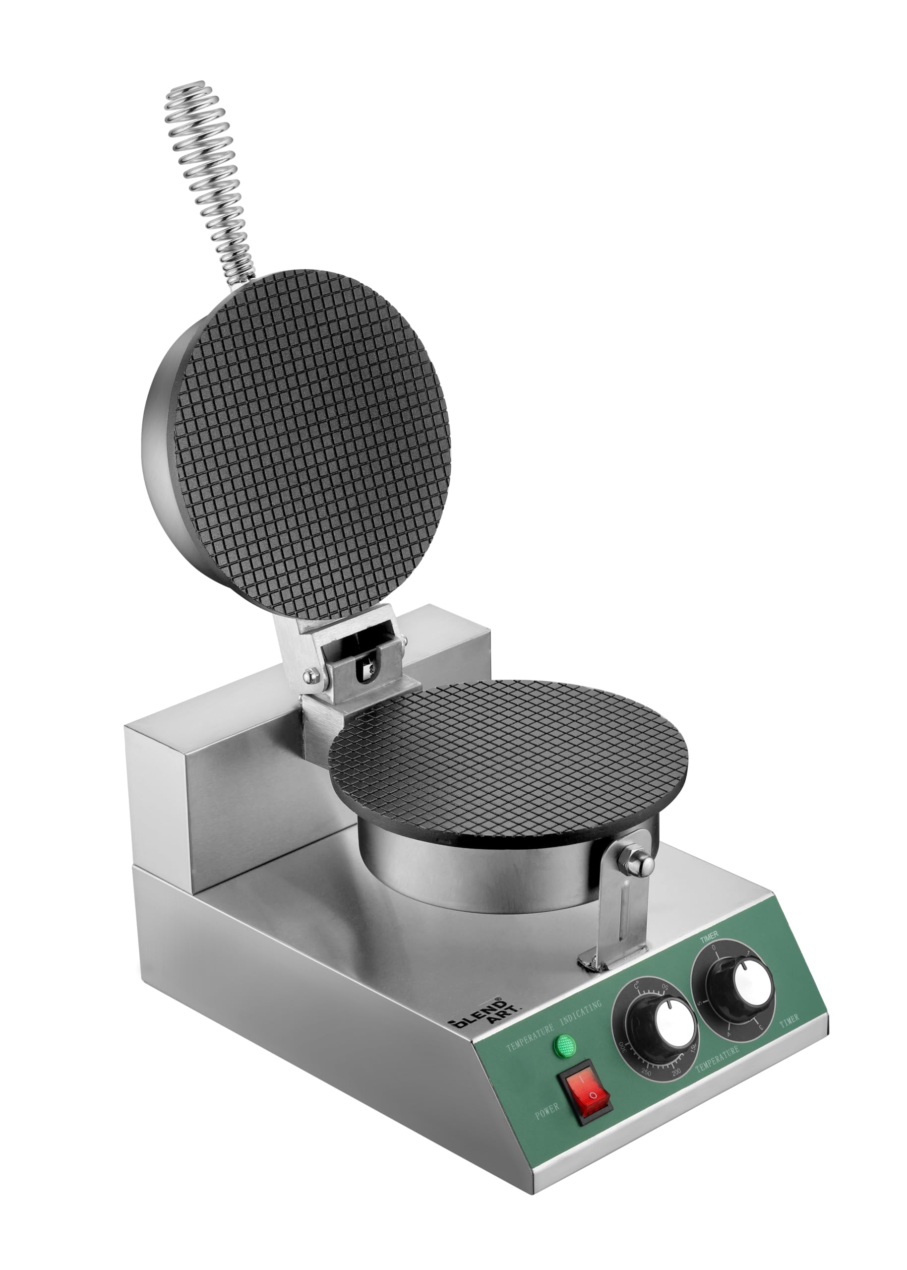 Blend Art Commercial Waffle Cone Maker Machine-Electric, Temp & Time Control, Non Stick | Homemade Ice Cream Waffle Cones | Ideal for Restaurant, Bakeries, Cafe, Food Truck | 1 Year Warranty-1100KW-image-27