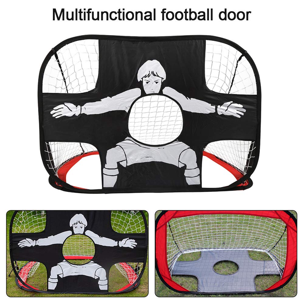 Soccer Goal Nylon Football Goal Net Foldable Portable Soccer Goal Kids Children Football Target Net for Playground Backyard Indoor Outdoor 110 x 80 x 80 cm Mini Soccer Goal Training Football 1 Goal