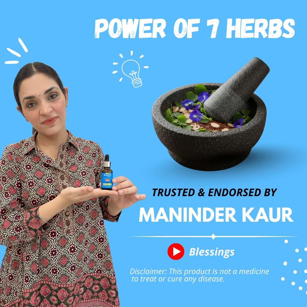 Brainify Drops for Kids | 2-16 Years | 30ml (Pack of 2) | Brahmi + Shankhpushpi + Vacha | 7 Time-Tested Herbs Formulation | No Added Sugar & Preservatives (Pack of 2) — Amazon image 2
