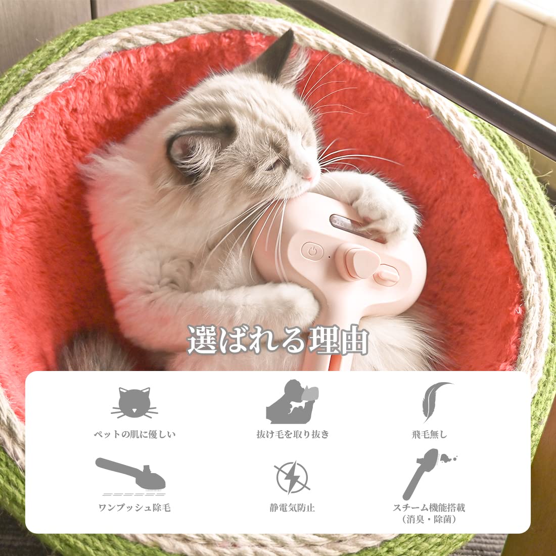Amazon.co.jp: ペット用ブラシ痛くない ヒーリングブラシ スリッカー