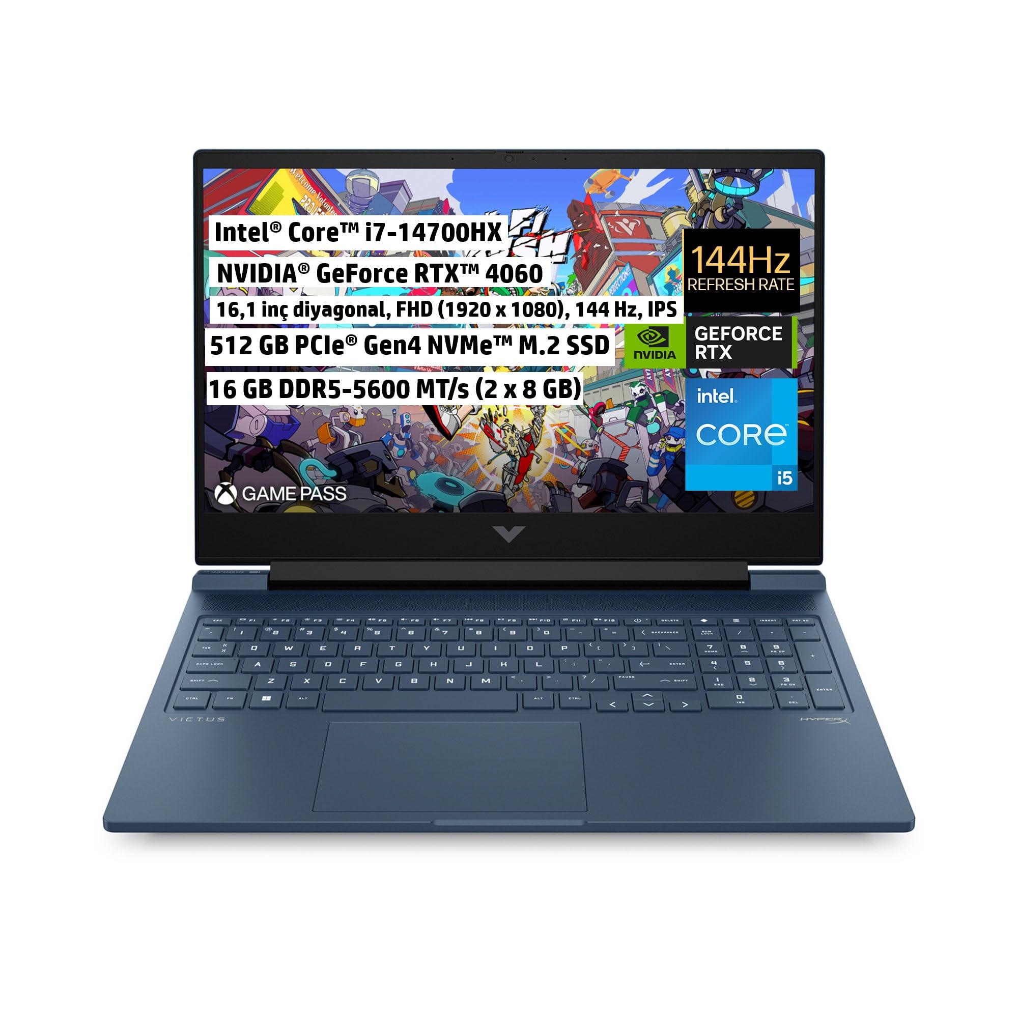 HP Victus | Intel Core i7-14700HX | 16 GB RAM | 512 GB SSD