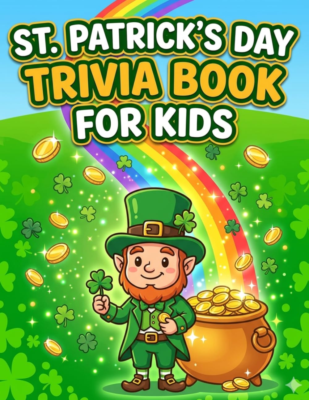 St. Patrick’s Day Trivia Book for Kids: Fun Facts, Quiz Questions, Tracing Pages & Activities for Ages 4–8 , Learn, Play, and Celebrate with Lucky Irish Fun