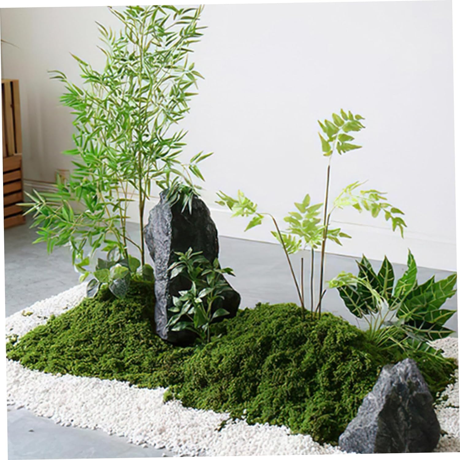 Amazon｜模擬苔粉 鉢植えの装飾品 人工苔 フェイクグリーングラス