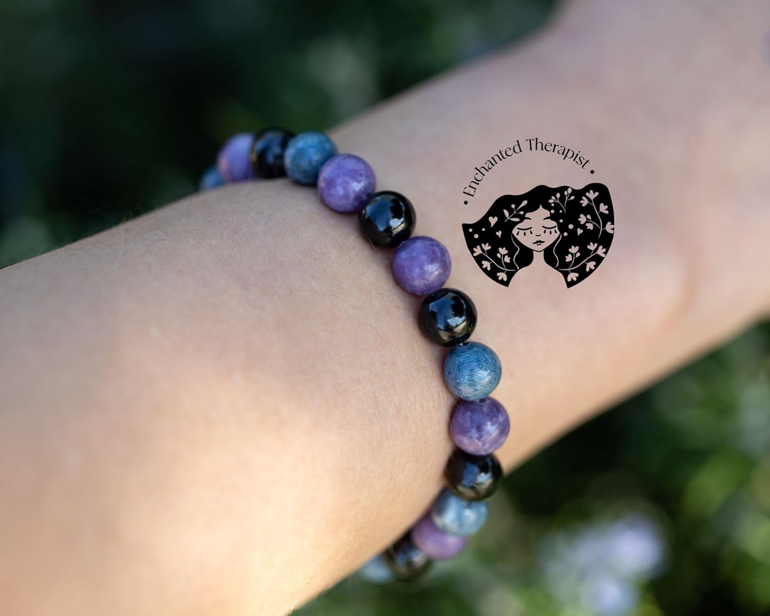 Calming Anxiety Bracelet, Reiki Infused, Energy Bracelet, Reiki Gift, Reiki jewelry, Gemstone bracelets, Crystal bracelets - Image 3