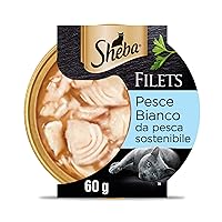 SHEBA® Filets Pesce Bianco: 32 vaschette da 60g