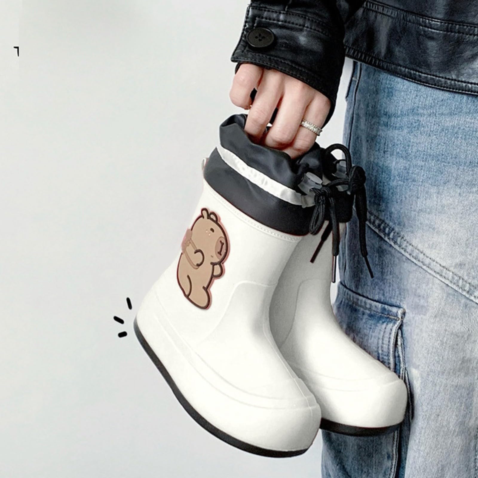 Regenstiefel Kinder Gummistiefel Kinder 29 Jungen Leopardenmuster Boots Regen Stiefel Baby Größe 37 Schuhe Mädchen 24 Damen 36 38 20 Barfußschuhe 32 Halbhohe Bunt Mit Herausnehmbarem Innenfutter 27