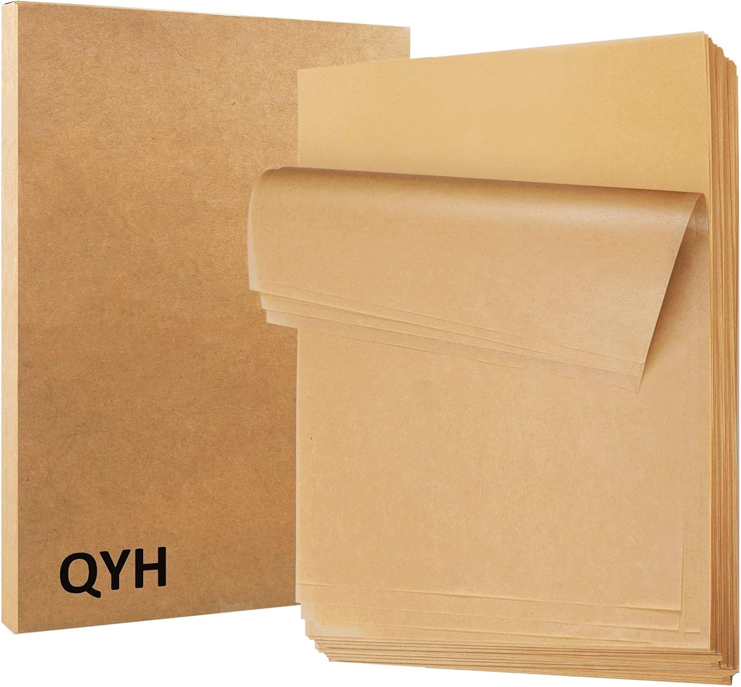 QYH 300 Pcs Parchment Paper Sheets for Baking, 8x12 Inches Unbleached Precut Parchment Paper for Baking Cookies, Frying, Air Fryer, Cooking, Grilling Rack, Oven (300 Pack-8"x12") Thumbnail