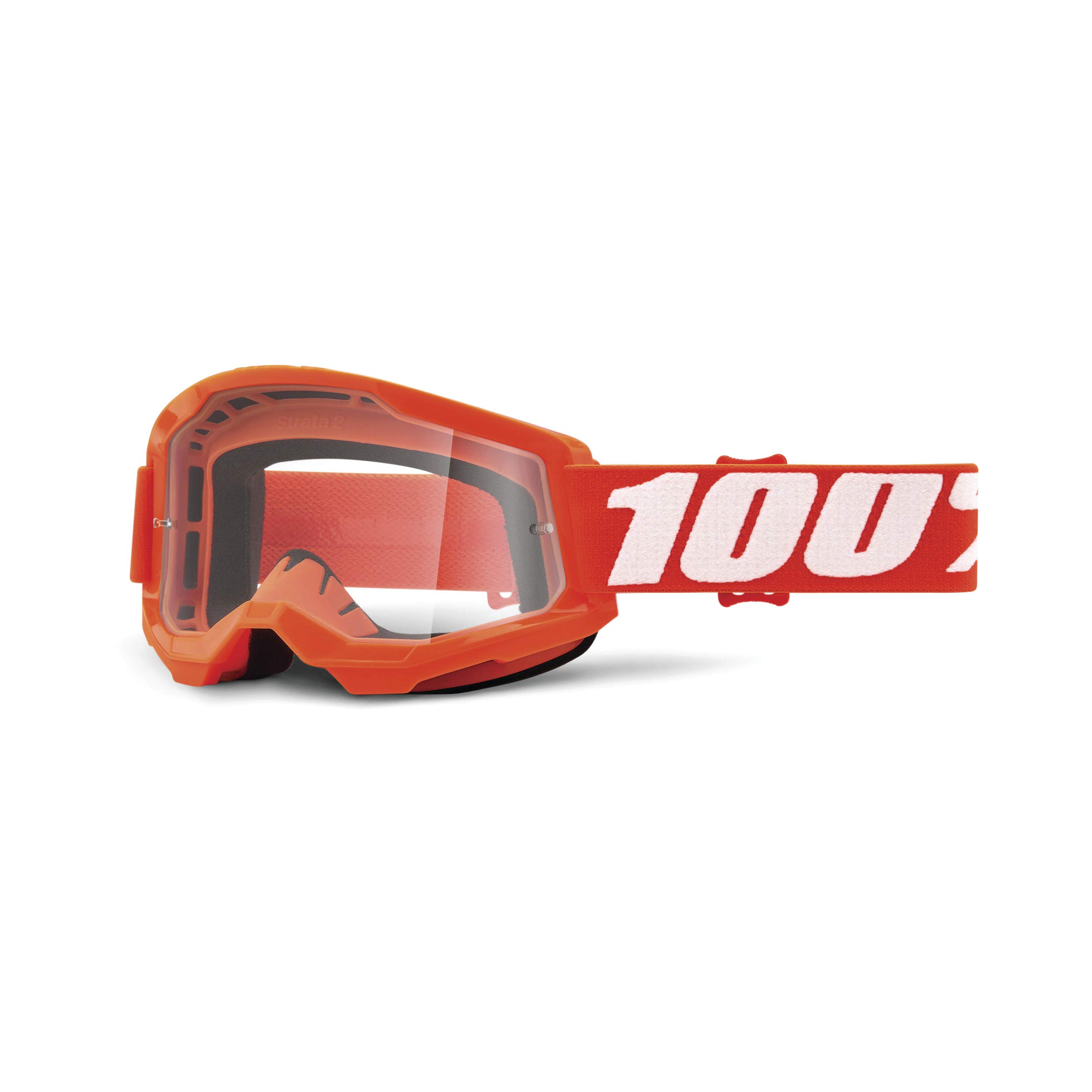 100% Strata 2 Sand Motocross & Mountain Bike Goggles - MX and MTB Racing Protective Eyewear