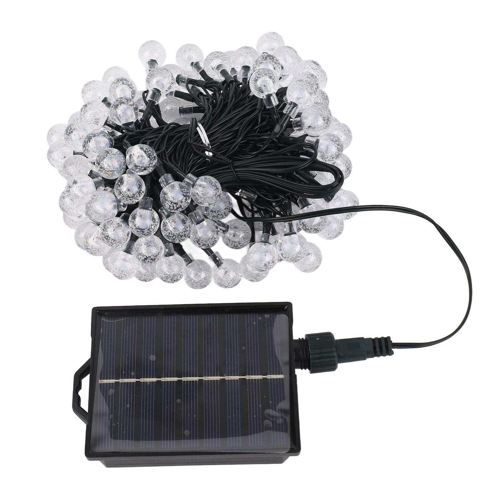 Guirnalda de Luces LED para Exterior, Interior, Festivales, Fiestas, Jardín, Patio, Impermeable, Duradera, Romántica, Vintage, 10M 100 Leds (100 Uds LED)