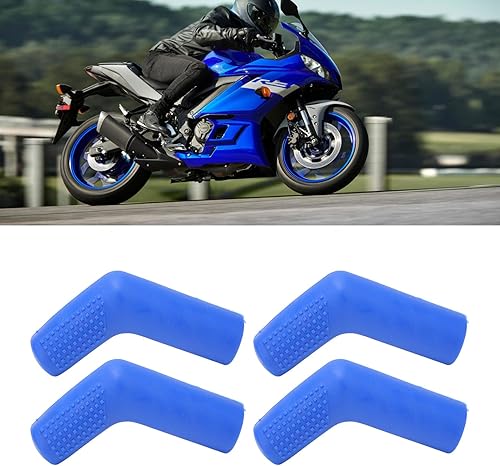 Miniatura 4 de Cubierta para palanca de cambios de motocicleta, 4 unidades, protector de zapatos de goma antideslizante universal para motocicletas de calle, ATV