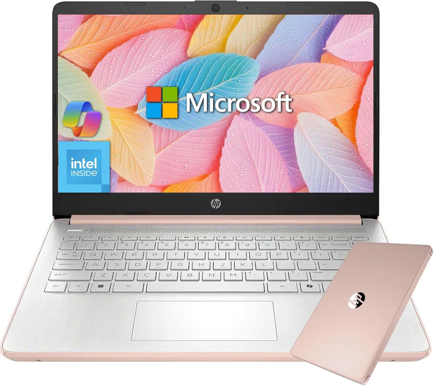 HP 14 inch Laptop, Intel Processor N150, 4GB RAM 384GB Storage(UFS+SD Card)