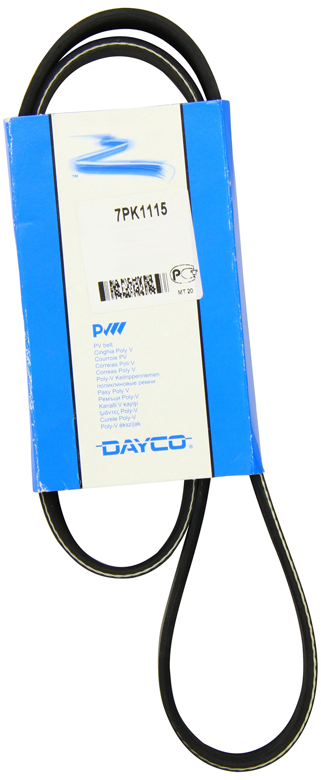 Dayco 7PK1115 Correa Trapecial Poli V