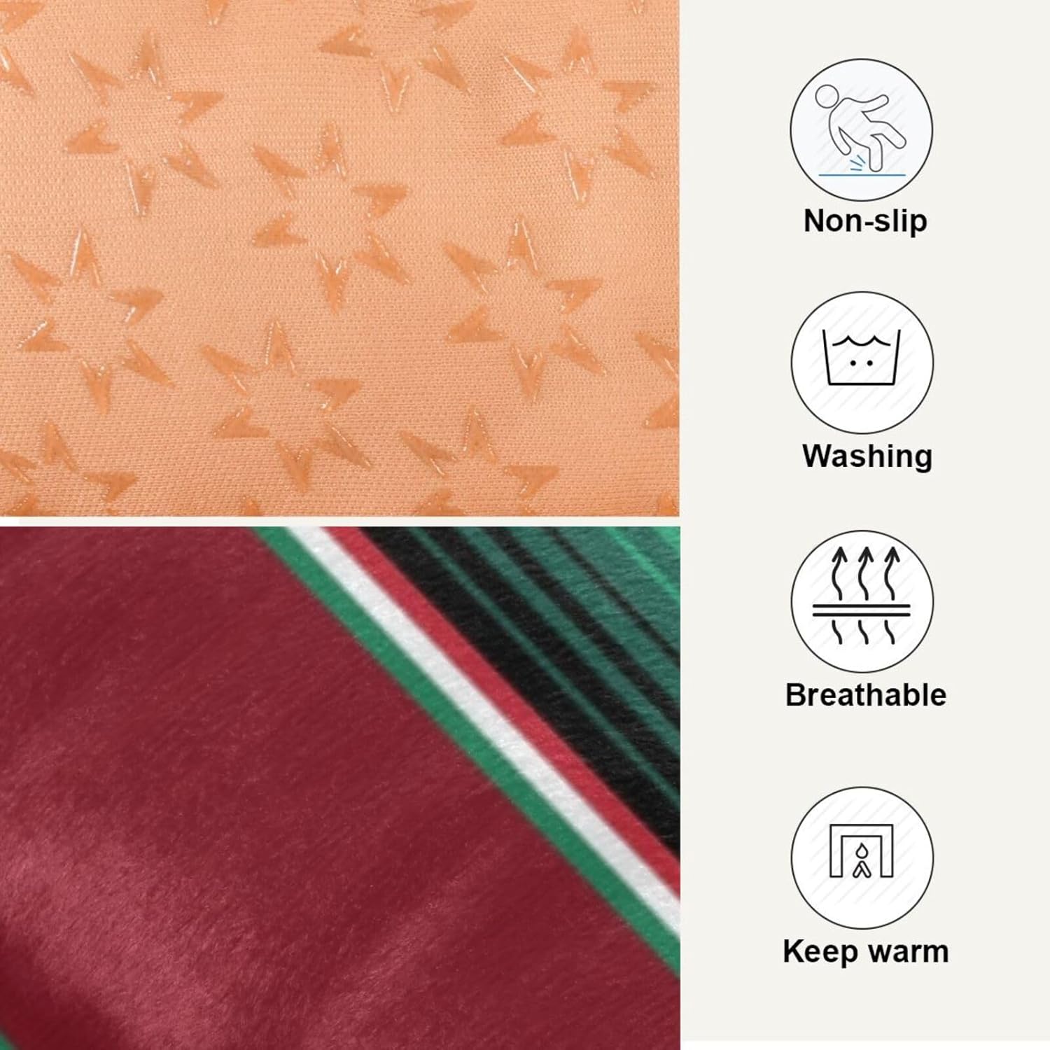 review Mexican Serape Blanket Stripes Pet Bed Mat, Non-Slip Soft Comfortable Dog Cat Bed Machine Washable Pet Mattress for Small Medium Large Dogs, 36 x 24 Inch